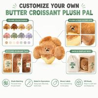 Jouet en peluche pour animaux de compagnie en forme de croissant, fabrication directe usine, OEM ODM, fabricant de jouets pour chiens et chats, marque privée, logo personnalisé, dessin animé mignon