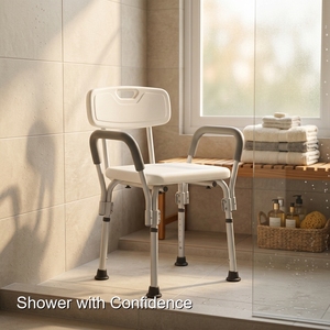 Investir dans les sièges de bain et les tabourets de douche Keling Medical garantit une sécurité inégalée pour les patients. - Product Image 1