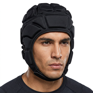 Protège-tête de rugby léger, confortable et antidérapant, casque en mousse EVA souple, casquette de rugby unisexe personnalisable - Product Image 1