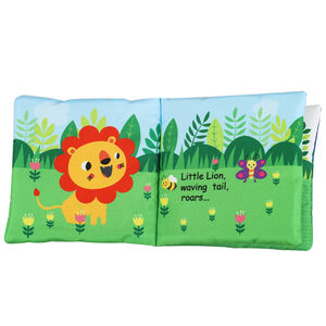 Libro in stoffa per bambini Quiet Style con adorabili motivi per l'apprendimento e il gioco dei bambini - Product Image 4