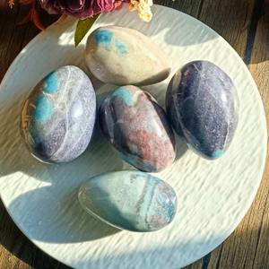 Cristales Naturales de Alta Calidad al por Mayor, Artesanías de Cristal de Trolleita, Huevo/Pilar/Luna de Cristal para Decoración del Hogar y Equilibrio Energético - Product Image 1