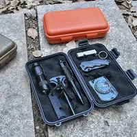 Boîte de rangement étanche, antichoc et résistante à la pression, en caoutchouc, pour extérieur, camping et voyage, tailles S/L/XXL