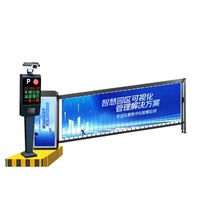 Barrière publicitaire avec éclairage LED nocturne, adaptée aux stations de péage, équipement de sécurité