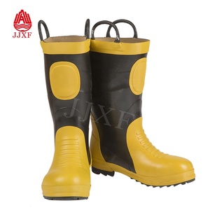 JJXF suministro de fábrica amarillo o personalizado aislamiento eléctrico botas de seguridad botas de goma contra incendios - Product Image 2