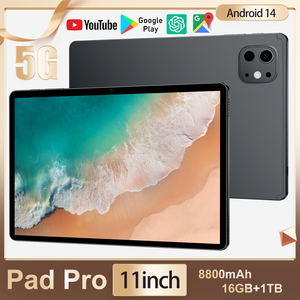 แท็บเล็ตสองซิม16GB + 1tgb พีซีแอนดรอยด์4G 5G IPS แท็บเล็ตเกม GPS - Product Image 2