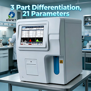 EURVET Equipo Veterinario, Analizador Hematológico Automático <span class=keywords><strong>de</strong></span> 3 Partes y 21 Parámetros, Contador <span class=keywords><strong>de</strong></span> Células Sanguíneas Veterinario - Product Image 1