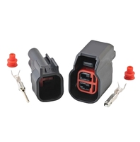 Conector Adaptador Automotriz de 2 Pines Hembra y Macho para Sensor de Inyector de Combustible EV6 para Fort Focus DJ7023C-1.5-11/21