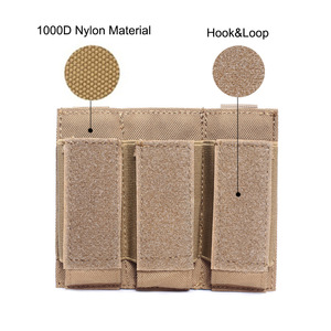 Sac tactique triple chargeur 9 mm en nylon 1000D, organiseur EDC, étui <span class=keywords><strong>de</strong></span> <span class=keywords><strong>chasse</strong></span>, sac <span class=keywords><strong>de</strong></span> chargeur extérieur pour la <span class=keywords><strong>chasse</strong></span> en plein air - Vente en gros - Product Image 2