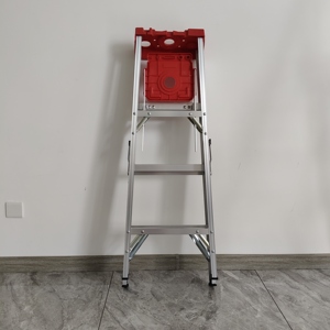 <span class=keywords><strong>Escalera</strong></span> <span class=keywords><strong>de</strong></span> Aluminio Portátil Tipo A <span class=keywords><strong>de</strong></span> Una Sola Cara con Certificación CE para Interiores y Exteriores - Product Image 6