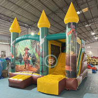 Mini château gonflable avec toboggan pour tout-petits et enfants, jouets de saut et de rebond