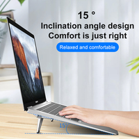 Support de Base antidérapant pour ordinateur portable, Support pour Macbook Pro Air Lenovo Thinkpad PC ordinateurs portables Mini Support de refroidissement pieds