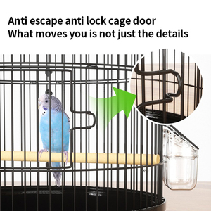 Voorraad Grote Maat Papegaaienkooi Super Comfortabele Vogels Villa Metalen Ijzeren Kooi Voor Vogels - Product Image 2