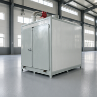 Four de séchage à convection à air chaud, machine industrielle de traitement thermique pour le durcissement de poudres et le traitement des panneaux de menuiserie