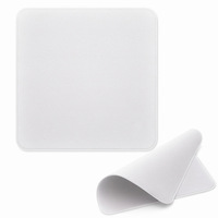 Haute qualité pour Apple chiffon de polissage microfibre matériau souple nettoie pour Apple affichage argent chiffon de polissage pour téléphone