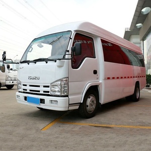Mini bus diesel à 6 roues 4x4/4x2 | Fourgonnette urbaine de passagers | Véhicule de navette 12-15 places Transport de l'aéroport de l'hôtel scolaire - Product Image 4