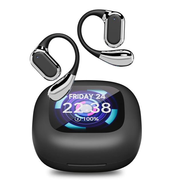 AI Translating Earphone with 144 Languages OWS Real Time Translation Earbuds with LCD Touch Screen Ear Buds New Products 2025