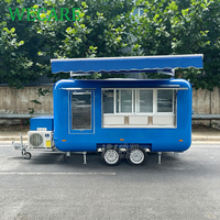 Wecare Bar extérieur, cuisine mobile, café, pizza, remorque, crème glacée, beignets, concession, camion de restauration, remorques de restauration entièrement équipées