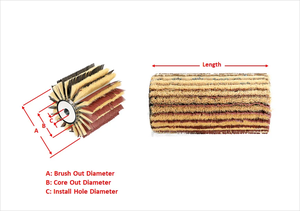 Tampico Fiber Sanding Drums Brush Papel <span class=keywords><strong>de</strong></span> <span class=keywords><strong>lija</strong></span> y cepillo <span class=keywords><strong>de</strong></span> tiras <span class=keywords><strong>de</strong></span> sisal para pulir superficies <span class=keywords><strong>de</strong></span> madera - Product Image 2