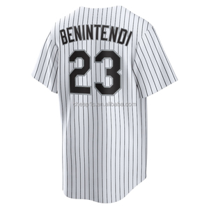 Vente en gros de maillots de baseball brodés Chicago White Sox USA # 88 Luis <span class=keywords><strong>Robert</strong></span> Jr. # 35 Frank Thomas # 35 Vêtements de softball Frank Thomas - Product Image 6