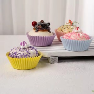 صينية كيك قوالب خبز للاستعمال مرة واحدة زينة كب كيك زينة زينة كعكة عيد الميلاد - Product Image 6