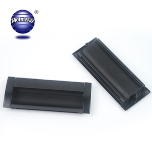Poignée de tiroir dissimulée en alliage d'aluminium moderne, bouton de meuble encastré, poignée de porte intégrée pour chambre, extérieur et entrepôt - Product Image 4