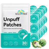 SOLOTREE Patchs Transdermiques aux Graines de Fenouil et à l'Extrait de Racine de Pissenlit pour le Soutien Digestif et l'Action Anti-Gonflement