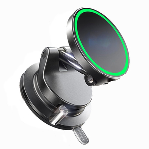 Soporte Magnético Universal para Teléfono de Coche con Carga Inalámbrica de 15W y Altura Ajustable para Montaje en el Tablero - Product Image 1