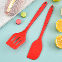 Nouvel ensemble de 5 ustensiles de cuisson en silicone : spatule, pinceau à huile, spatule à steak, fouet à œufs, résistant aux hautes/basses températures