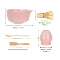 Vente en gros d'ensembles de fouets à matcha en céramique et bambou personnalisés OEM