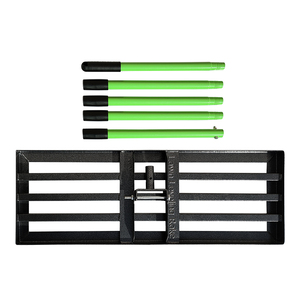 <span class=keywords><strong>Râteau</strong></span> <span class=keywords><strong>de</strong></span> Jardin Personnalisé pour Niveler la Terre, Outil <span class=keywords><strong>de</strong></span> Nivellement <span class=keywords><strong>de</strong></span> Pelouse avec Manche Long Réglable pour Jardin, <span class=keywords><strong>Gazon</strong></span> et Terrains <span class=keywords><strong>de</strong></span> Golf - Product Image 3