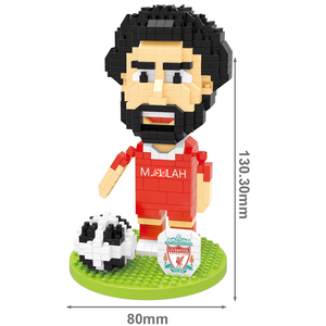 Phim Hoạt Hình Ngôi Sao Bóng Đá <span class=keywords><strong>Mini</strong></span> Xây Dựng Khối Bộ DIY Cầu Thủ Bóng Đá Mô Hình Đồ Chơi Handmade Kết Nối Gạch Tiểu Thuyết Cậu Bé Món Quà Thể Thao - Product Image 3