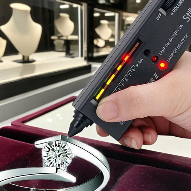 HDE High Accuracy Professional Jeweler Diamond Tester for Novice and Expert,Diamond Selector II