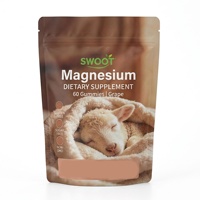 SWOOT Gummies au magnésium personnalisées pour adultes, complément alimentaire végétalien sans gluten, saveur fruitée, à croquer facilement, soutien nutritionnel quotidien