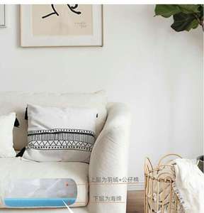 Nordisches Stoffs ofa modernes einfaches Wohnzimmer ins Windnetz rote Wohnung drei Doppel kombination Freizeit sofa Anpassung - Product Image 6