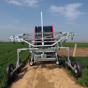 Système d'irrigation agricole automatique à turbine à eau avec enrouleur de tuyau JP90-400 et portique à bascule, basse pression, haute efficacité - Product Image 3