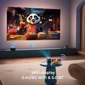 Pour <span class=keywords><strong>P19</strong></span> 1080P Android 9.0 2 Go 32 Go Mini projecteur LED portable WiFi 5G pour cinéma maison 3D Proyector 300 Lumens HIFI - Product Image 6