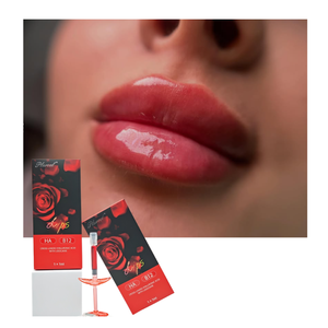 Plurvel Dermal Filler Gel d'<span class=keywords><strong>acide</strong></span> <span class=keywords><strong>hyaluronique</strong></span> injectable + B12 Red Lips Filler pour la restauration, la plénitude et des lèvres jeunes - Product Image 2