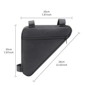Sac de selle de vélo étanche en plein air avec pochette triangulaire support de <span class=keywords><strong>cadre</strong></span> pratique guidon téléphone accessoire de cyclisme pour - Product Image 3