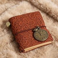 Mini-agendas de poche, carnets de notes, journaux en cuir personnalisés pour l'université, vente en gros, PU A5, papier sans bois de haute qualité, portable, soyeux