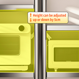 Chất lượng cao lớn nhà bếp đứng với nhiều lớp hiển thị Kệ lò vi sóng đứng lưu trữ tiện ích lưu trữ giá - Product Image 4