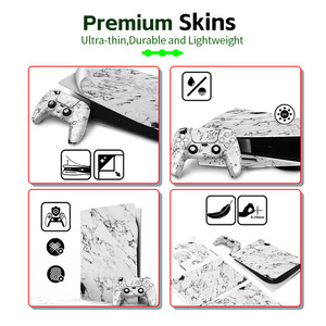 สติ๊กเกอร์ไวนิลลายสไปเดอร์แมนสำหรับเครื่อง PS5 และคอนโทรลเลอร์ พิมพ์สีเต็มรูปแบบ อุปกรณ์เสริมสำหรับเล่นเกม - Product Image 4
