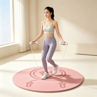 Tapis de yoga transfrontalier en élastomère thermoplastique, cercle épaissi, insonorisant, absorbant les chocs, large, extra-épais, pour hommes et femmes