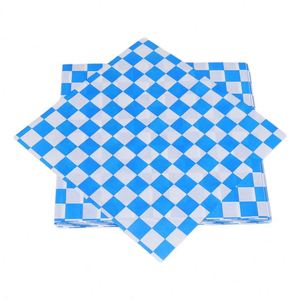 Papier ciré anti-graisse bleu écologique de qualité alimentaire pour emballage et cuisson, papier jetable anti-graisse - Product Image 2