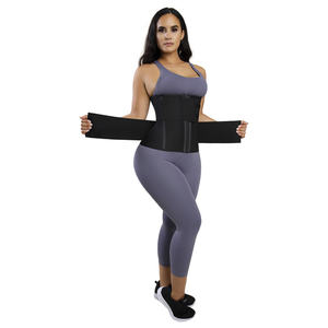 Double Ceintures Gym Waist Trainer Corset Firm Tummy Control Sports Cincher Sweat Girdle for Fat Burning Plus Size Waist Wrap Corset - Product Image 5