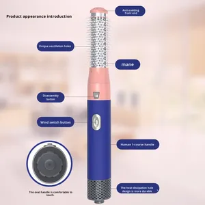 Promotion des produits électroniques : Sèche-cheveux électrique à ions négatifs cinq-en-un pour le soin des cheveux - Product Image 2