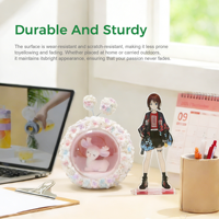 Support de Présentation en Acrylique Transparent pour Figurines de Collection, Vente en Gros OEM Usine, Idéal pour Jouets de Designer et Articles d'Anime