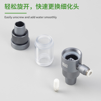 Diffuseur d'atomiseur externe gris Wyin Aqua Gun à assemblage rapide 12mm 16mm 20mm pour filtre d'aquarium