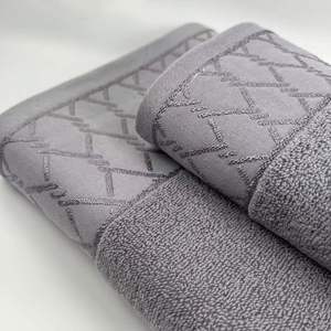 ผ้าขนหนูอาบน้ำโรงแรม 100% ผ้าฝ้าย ขนาด 70x140 ซม. ลายทอโบรเคด ซึมซับน้ำได้ดี สัมผัสนุ่ม - Product Image 1