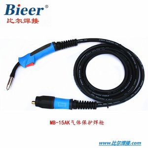 Bieer Mb15ak Gas Shielded Welding Torch 4m Air Cooled Copper Plated Single Switch For European Interface - Product Image 5