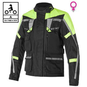 Befast TOURING TECH <b>Lady</b> CE 3 layer woman touring <b>jacket</b> Black <b>Yellow</b> XXL - Product Image 1